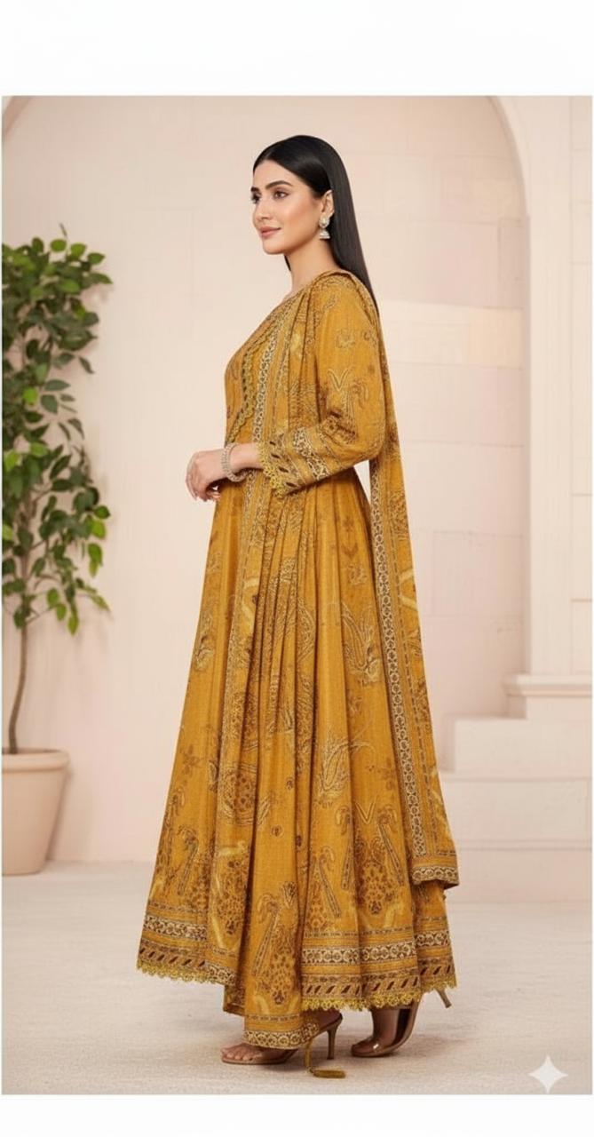 Yellow Anarkali Suits Set - Traditional Indian Ethnic Wear |